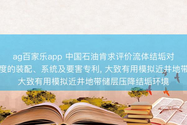 ag百家乐app 中国石油肯求评价流体结垢对岩心孔隙度影响进度的装配、系统及要害专利, 大致有用模拟近井地带储层压降结垢环境